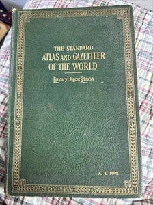1934 The Standard Atlas and Gazetteer of the World, A.E.Bupp - Picture 1 of 4