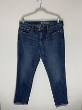 Gap Jeans Size UK 16  W36 L28 Denim Blue Sexy Boyfriend Mid Rise Zip Fly Cotton