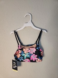 Art Class (Sz M 8)Girls Floral Swim Bikini Top New  - Picture 1 of 2