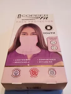 COPPER FIT Guardwell Face Protector Pink/Youth Size, Copper Infused - Picture 1 of 5