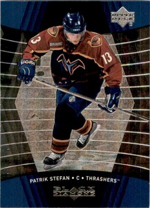 1999-00 Black Diamond Hockey Card Patrik Stefan RC RC #5 Tw1288