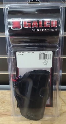 NEW Galco Speed Paddle FN FNH 45 Leather Holster  FN-SPD640B RIGHT HAND BLACK  - Image 1 of 4