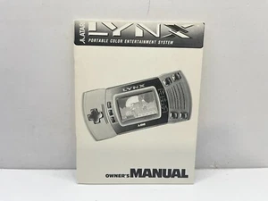 Owners Manual Console Atari Lynx System Instruction Manual Only - Model 2 - Picture 1 of 2