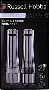 Russell Hobbs Electric Salt and Papper Mill Grinder Set Pair Steel 23460-56 - Picture 1 of 2