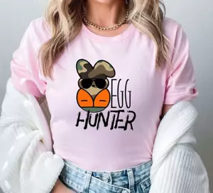Egg Hunter Easter Bunny Shirt, Easter Day Shirt, Easter Gift, Christian Shirt - Picture 1 of 3