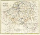 1799 Clement Cruttwell Carte de la Belgique ou des Pays-Bas