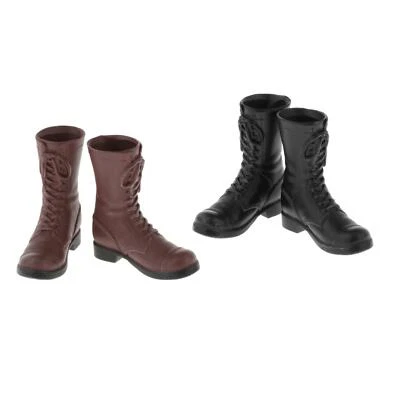Handgefertigte 1:6 Mid Combat Boots Schuhe für HT Spielzeug 12 Zoll Actionfigur Modell