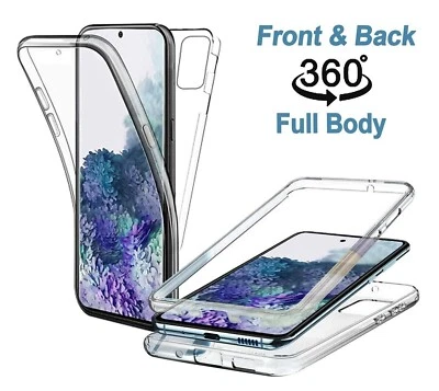 KK KENIK 360 Front & Back Clear Case Samsung For S25 FE S25 Ultra S24 Plus S23 S22 S21 S9