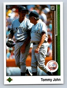 1989 Upper Deck #NNO Tommy John New York Yankees - Picture 1 of 2