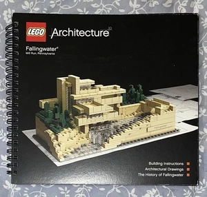 Lego Architecture Fallingwater 100% vollständig mit Anleitung & extra Teilen LESEN - Bild 1 von 14