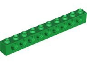 Lego Technic, Brick 1 x 10 with Holes-2730-Farbauswahl-color choice - Bild 1 von 1