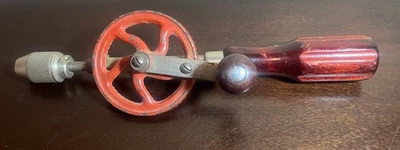 ANTIGUO TALADRO DE MANIVELA MOHAWK & SHELBURNE. ~~ HECHO EN ESTADOS UNIDOS~~ Foto 1 de 4