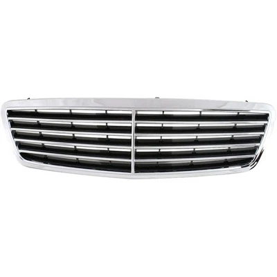 New Front Grille For 2001-2007 Mercedes-Benz C32 AMG Chrome & Black Sedan Foto 1 de 4