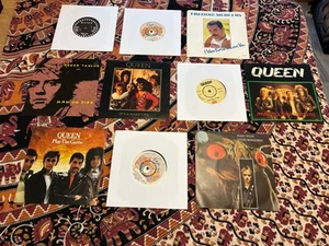 10 Queen/Freddie Mercury/Roger Taylor 7" Vinyl Bundle - Picture 1 of 4