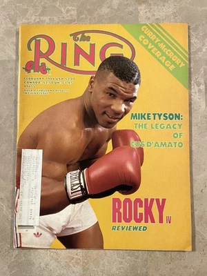 Revista Mike Tyson The Ring 1986 de colección primera portada Foto 1 de 4