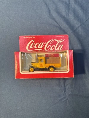 Vintage Lledo Die-Cast Metal Coca-Cola Yellow Delivery Truck New Hartoy 1/64 - Image 1 of 4