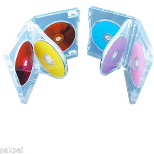 25 neue hochwertige 27mm 4-DVD Gehäuse mit patentiertem M-LOCK, superklar DB27-4C-FM-N - Bild 1 von 1