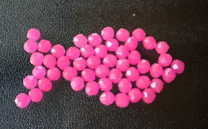 Glow Beads 100pcs 8mm - 5/16" Deep Drop Rigs Fishing Beads - Pink - Picture 1 of 1