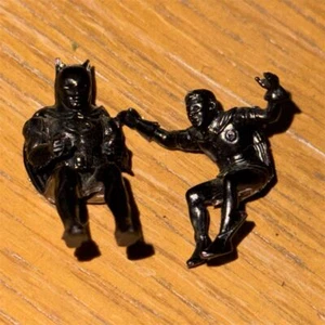 Vintage Batman & Robin Miniature Figurines DC Comics Toys Set of 2 Jada? Corgi? - Picture 1 of 6