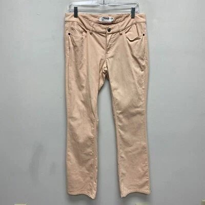 Mountain Khakis Womens Peach Corduroy Low Rise Slim Fit Straight Leg Pants 6 - Image 1 of 4