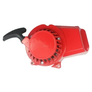 Metal Red Pull Start Recoil Starter 47cc 49cc Aluminum ATV Mini Dirt Pocket Bike - Foto 1 di 3