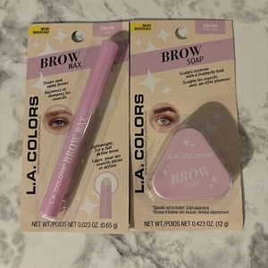 L.A. Colors Brow Wax & Brow Sapone Set di 2 cera per sopracciglia e sapone per sopracciglia Viral Dupe Hot - Foto 1 di 5