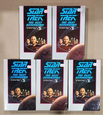 STAR TREK THE NEXT GENERATION: COLLECTOR'S EDITION VHS LOT OF 5 - Image 1 of 4