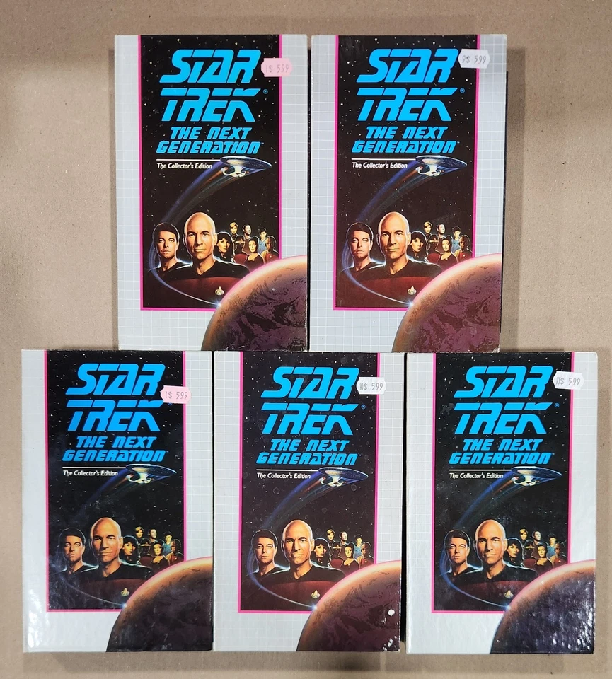STAR TREK THE NEXT GENERATION: COLLECTOR'S EDITION VHS LOT OF 5 - Image 1 of 4