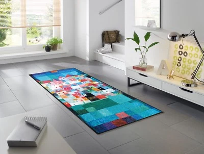 Fußmatte  KLEEN-TEX wash + dry  Colourful Houses E. Stross  3 Größen lieferbar - Bild 1 von 4