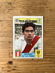 world cup 1970 panini mexico 70 - red/black original - De La Torre - Picture 1 of 2