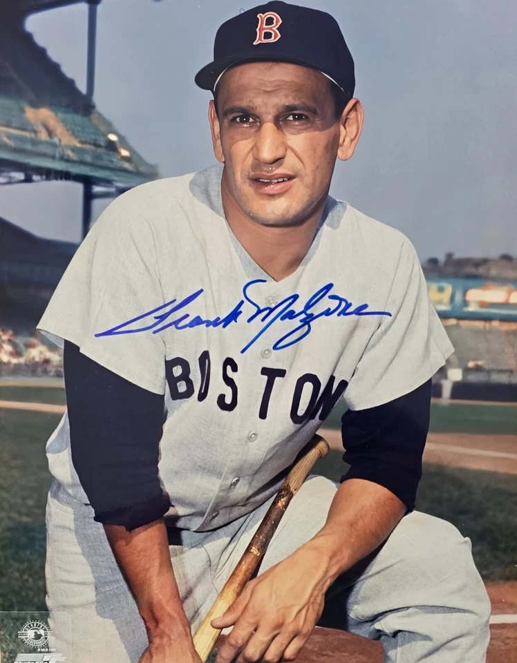 Foto autografiada de Frank Malzone 8x10 Medias Rojas tercera base Foto 1 de 1