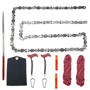 68 Zähnen Hand kettensäge manuelle Stahls eil kettensäge Falt taschen kettensäge - Bild 1 von 13