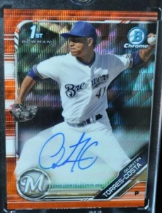 BB - 2019 Bowman Chrome Auto Orange Wave - Quintin Torres Costa - #CPA-QTC 21/25 - Imagen 1 de 2