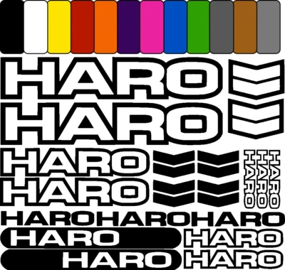 STICKERMASCHINE haro ver3 aufkleber sticker fahrrad bicycle
