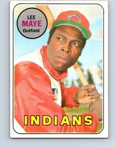 VINTAGE BASEBALL CARD TOPPS 1969 CLEVELAND INDIANS LEE MAYE  NO164 - Picture 1 of 2