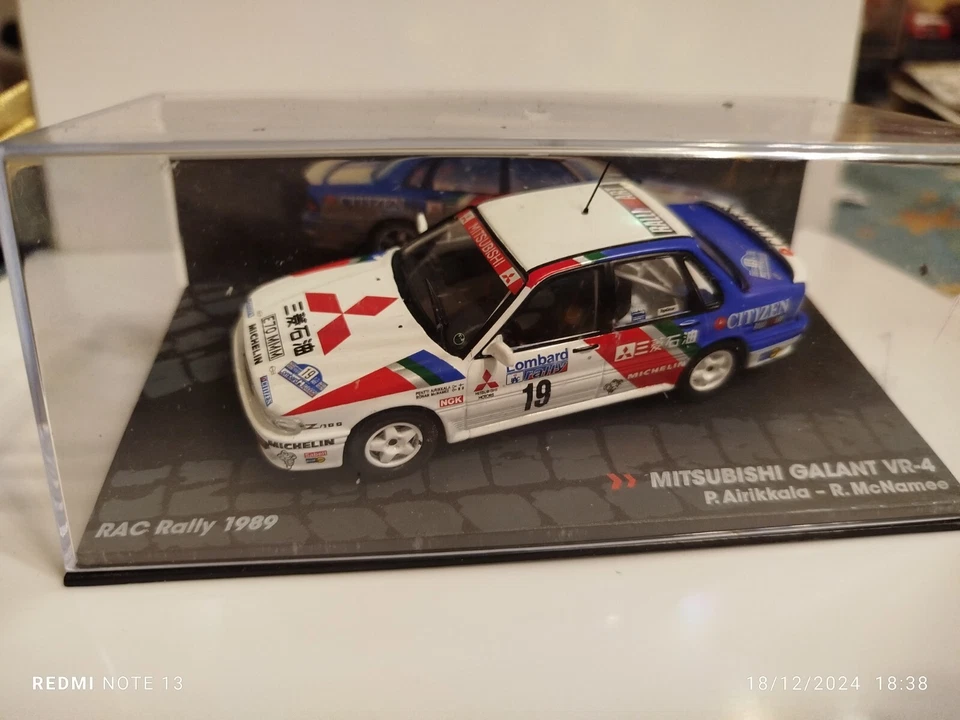 MODELLINO MITSUBISHI VR-4 RAC RALLY 1989 1:43 - Immagine 1 di 1