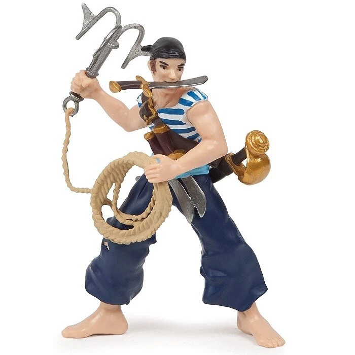 Corsario con Grapnel - 3,25" de alto - Papo figuras de acción pirata #39442 nuevo en caja Foto 1 de 1