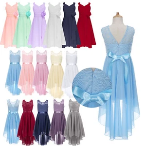 Pageant Flower Girl Dress Evening Birthday Wedding Bridesmaid Gown Formal Dress - Picture 1 of 92
