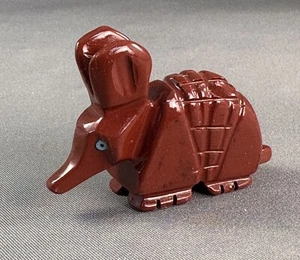 Navajo Carved Pipestone Armadillo Fetish by Sammy Smith, NEW - Picture 1 of 5