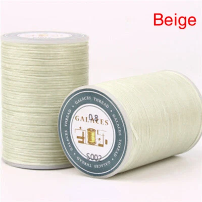 0.8mm Waxed Thread Polyester Cord DIY Sewing Stitching Leather Craft Bracelet 06 - Image 1 of 4
