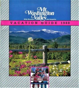 Mt. Washington Valley White Mountains New Hampshire 1988 Vacation Guide Book - Picture 1 of 1