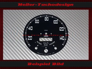 Tachoscheibe für Land Rover 88 Series IIA III 95 Mph zu 150 Kmh - Picture 1 of 3