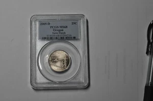 2005-D Oregon State Quarter MS68 Satin Finish - Picture 1 of 2