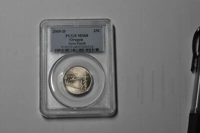 2005-D Oregon State Quarter MS68 Satin Finish - Image 1 of 2