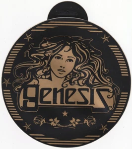 GENESIS - Original - Auto Aufkleber - 70er Jahre - Sticker - 20cm. - B - Picture 1 of 1