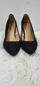 Scarpe décolleté con tacco nero gemma A New Day stile slip on moda taglia 11 - Foto 1 di 18