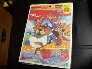 Vintage Disney Chip N Dale Rescue Rangers & Rocketeer Frame Tray Puzzles Sealed - Picture 1 of 2