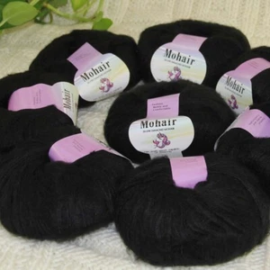 Sale New 8BallsX25gSoft Mohair wool Lace Rug Shawl Sweaters Crochet Yarn 31 - Picture 1 of 12