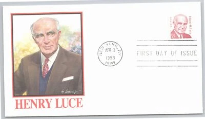 First Day Cover Scott's #2935 Henry Luce New York 1998 - Image 1 of 2