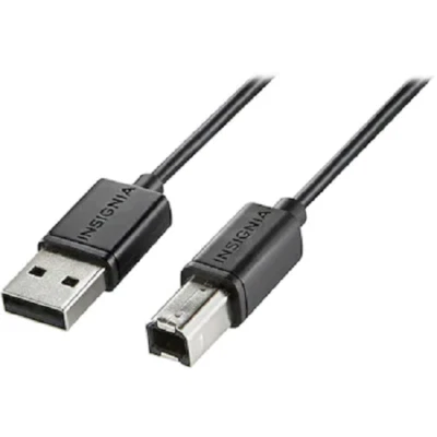 Insignia USB 2.0 A to B Cable For Printer and Scanners 6" Cable NS-PU065AB - Image 1 of 4